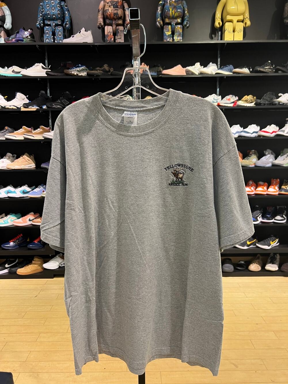 Y2K Yellowstone National Park Gray T-Shirt Sz XL